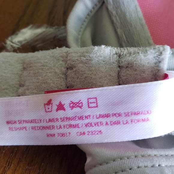 PINK Victoria's Secret t-shirt demi bra gray Size 34B - Picture 6 of 6